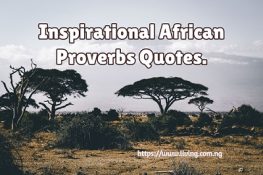 Top Inspirational African Proverbs Quotes (2020) - Living