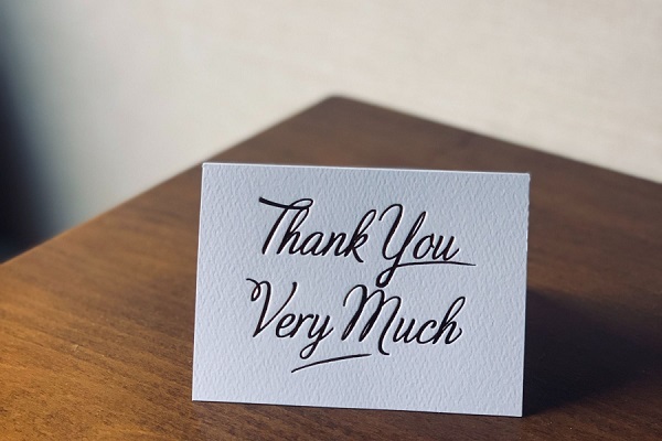 Best Sympathy Thank You Note for Funeral 