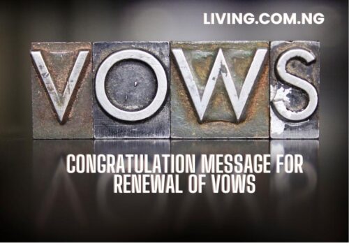 Congratulation Message For Renewal Of Vows Living